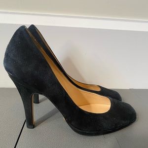 Cole Haan Black Suede Heels - size 7